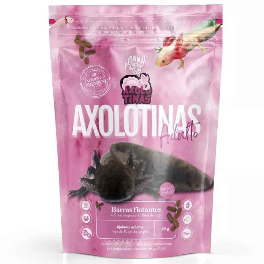 Alimento para ajolote axolotinas adulto