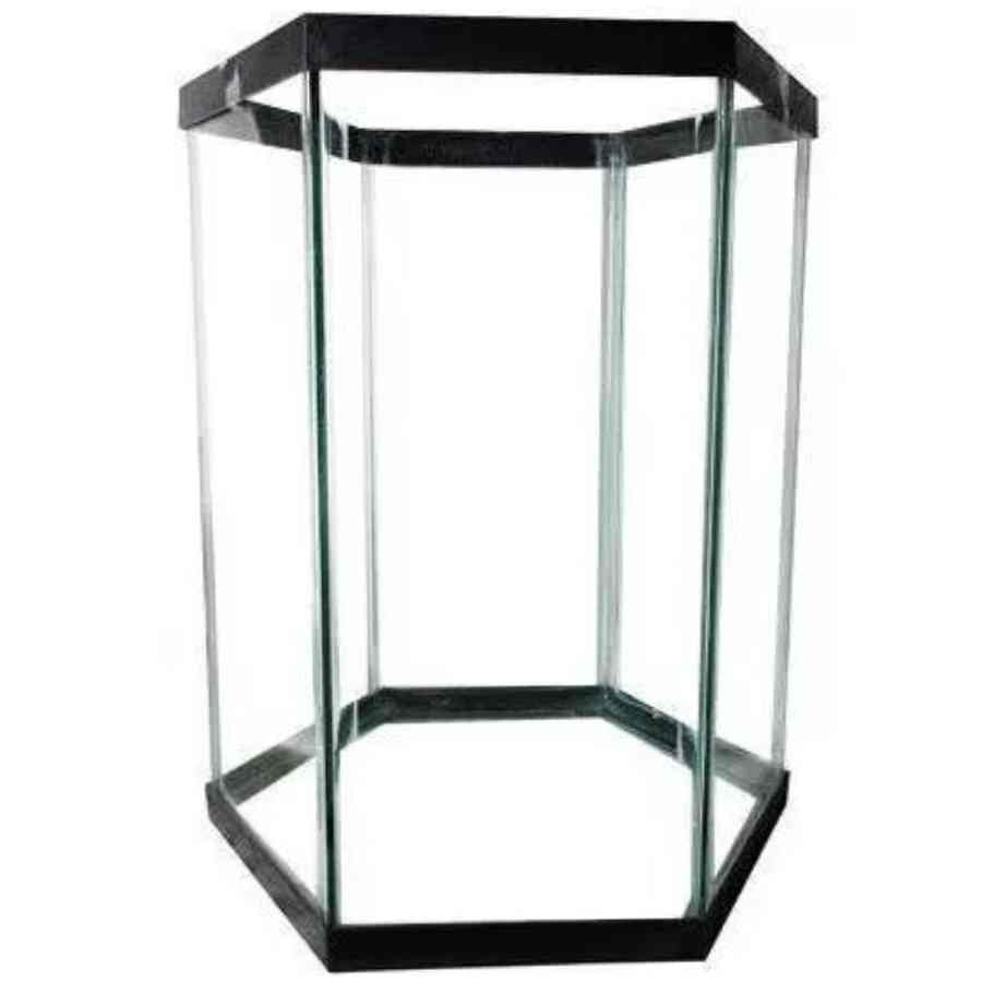 Pecera hexagonal 60 lts