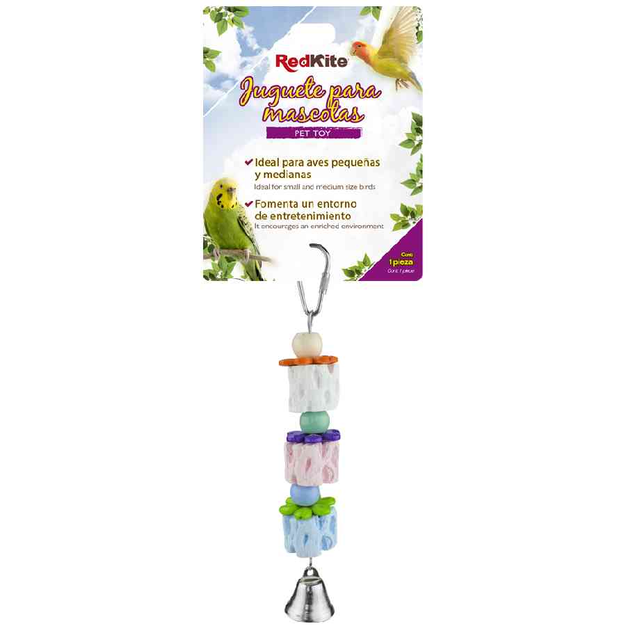 Juguete para aves calcio triple