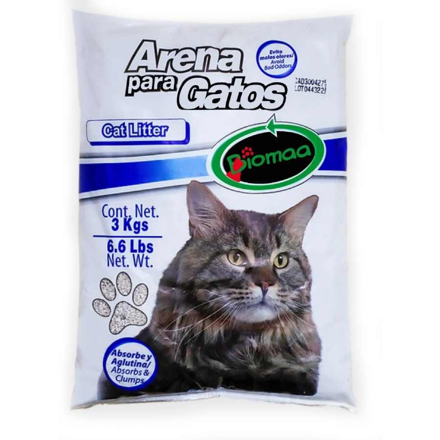 Arena para gato 3 kilos