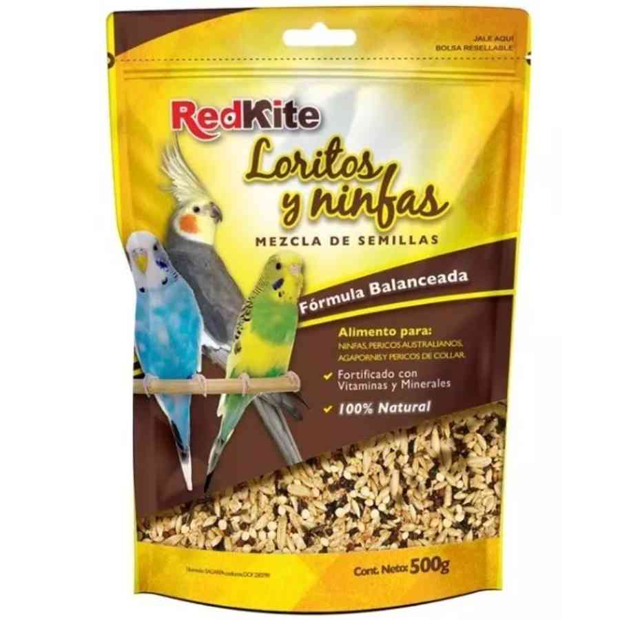 Mezcla de semillas loritos y ninfas para pajaros