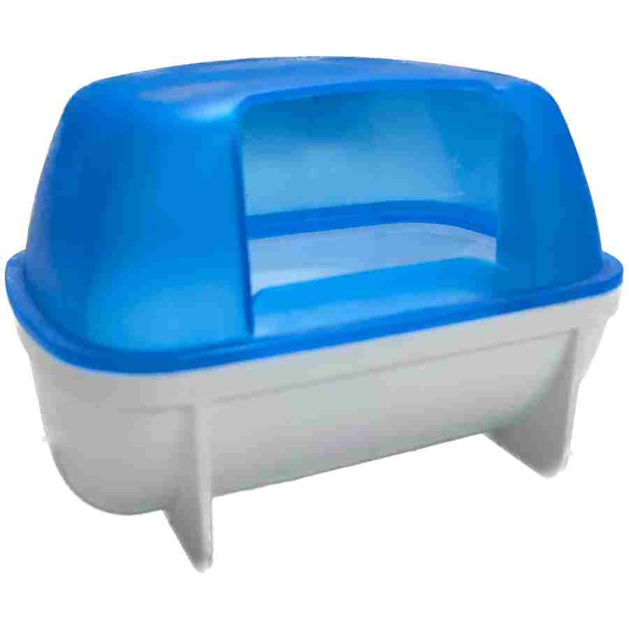 Bañera casa para hámster 13 x 9 x 9 cm altura