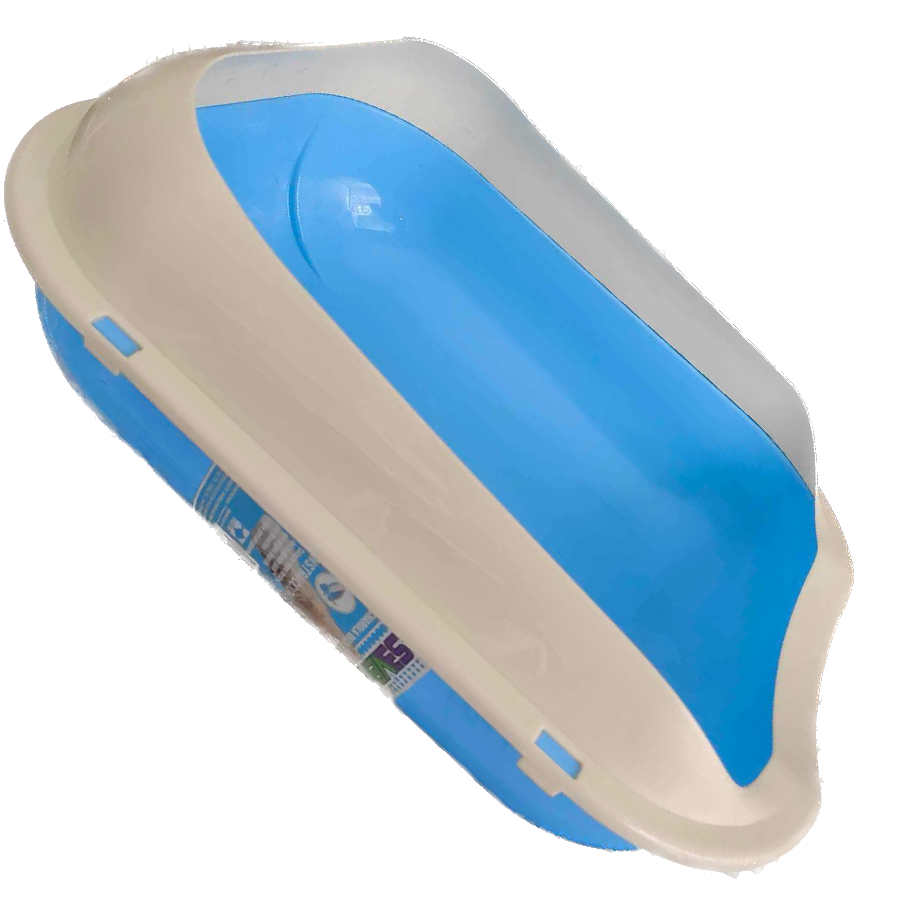 Arenero grande print azul