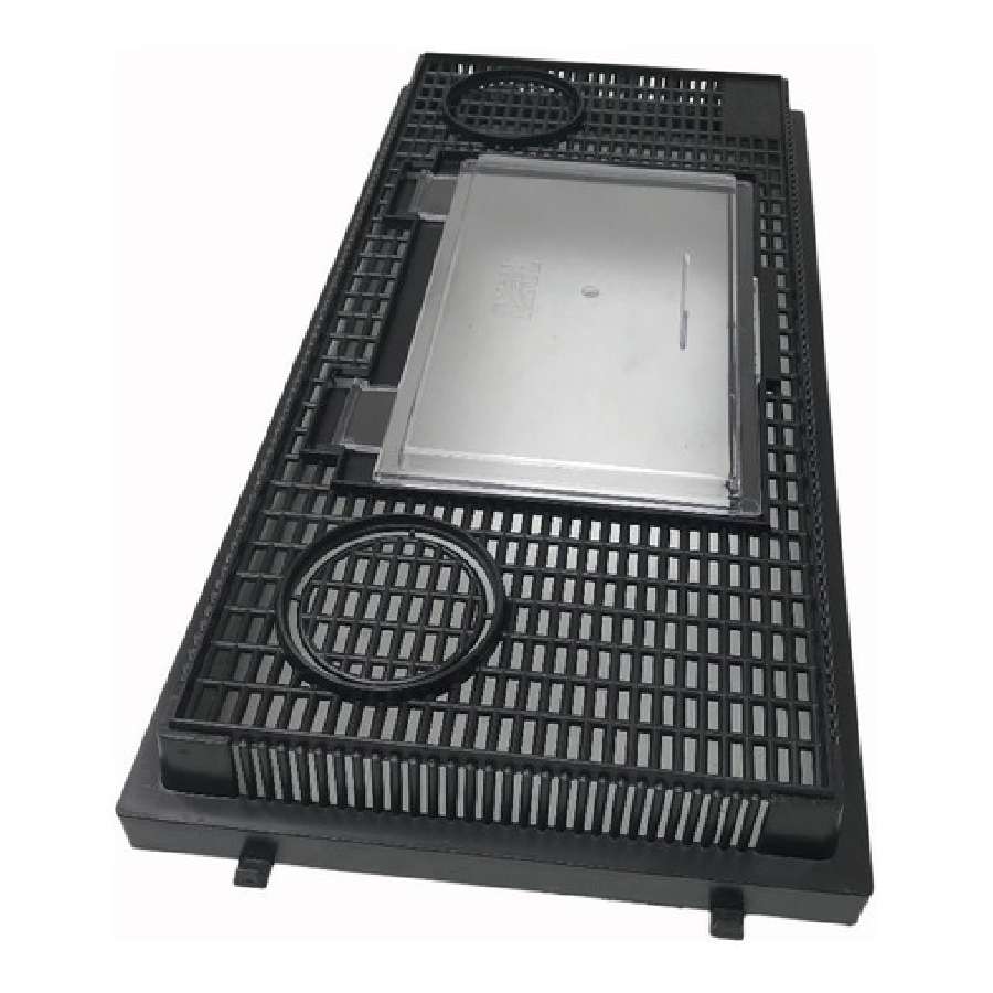 Tapa para pecera de plastico con puerta 40 cm