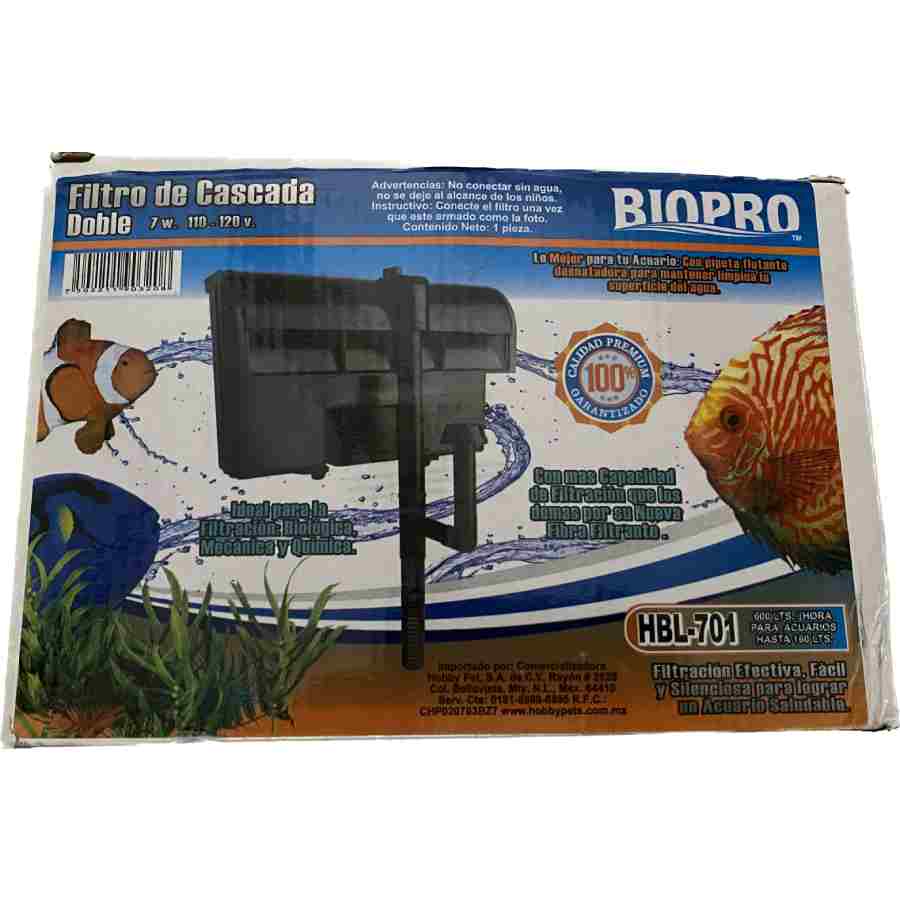 Filtro cascada doble 600