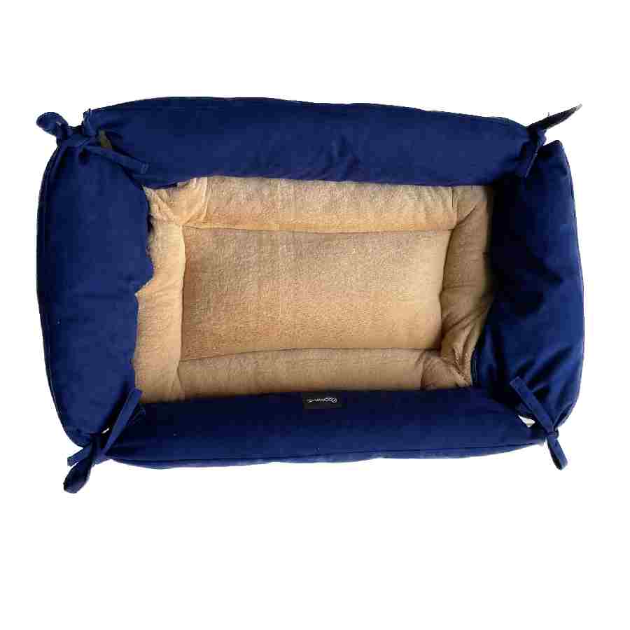 Cama day chica azul