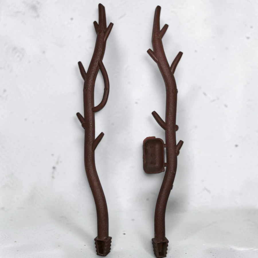 Palo Plastico Paradero Rustico 30cm (1 pieza)
