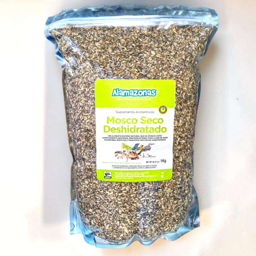 Mosco Seco Deshidratado (Alimento Mascotas) - 30 g