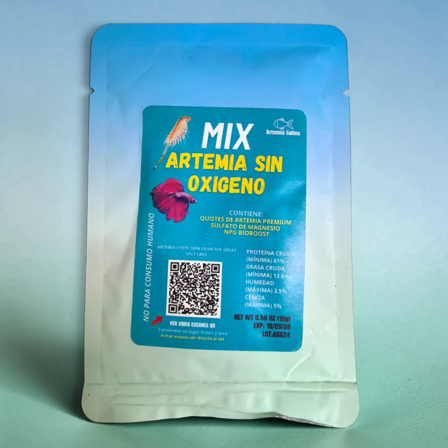 Mix artemia sin oxigeno
