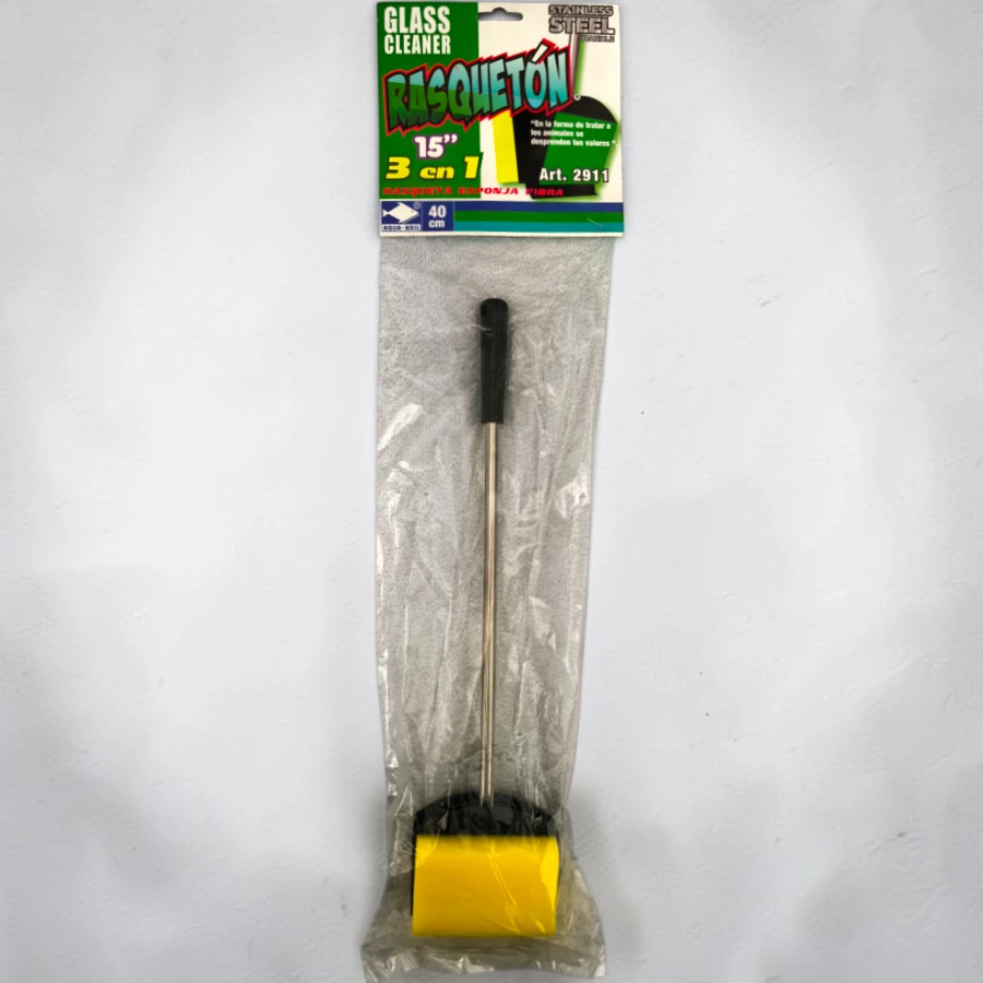 2911 RASQUETON LIMP/VIDRIOS 37CM ESP-FIBRA CH (48)