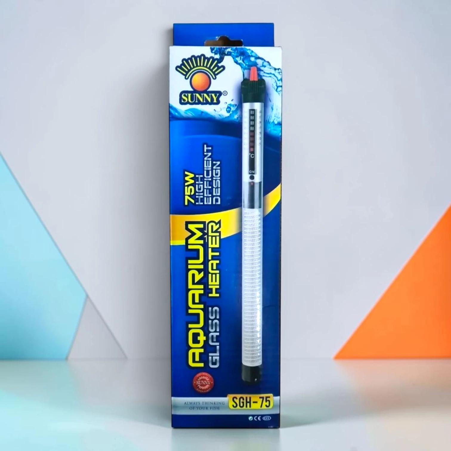 TERMOSTATO AUTOMATICO SUMERGIBLE C/REGULADOR SUNNY ECONOMICO 75W