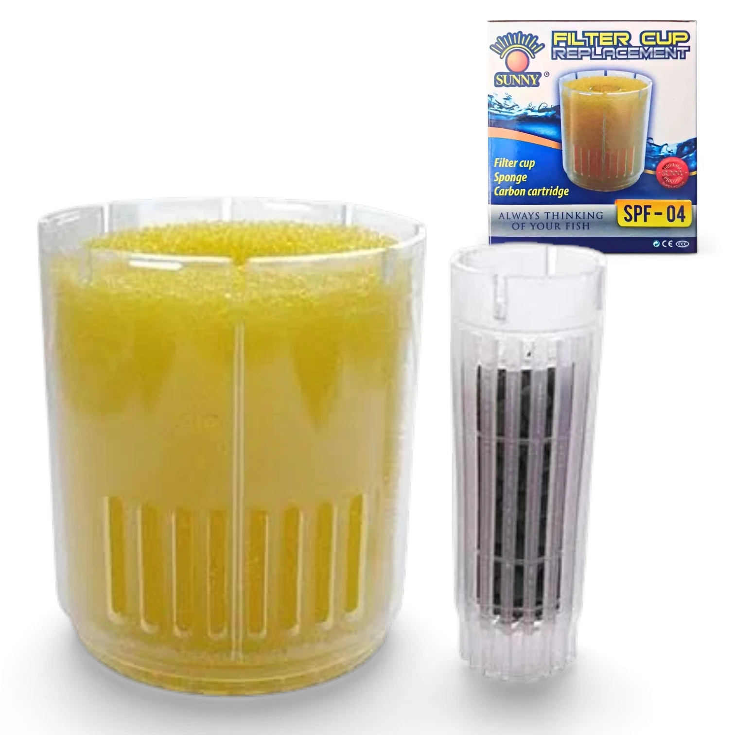 REPUESTO CARTUCHO CON VASO, ESPONJA Y CARTUCHO DE CARBON P/SPF-600, 1200, 2000