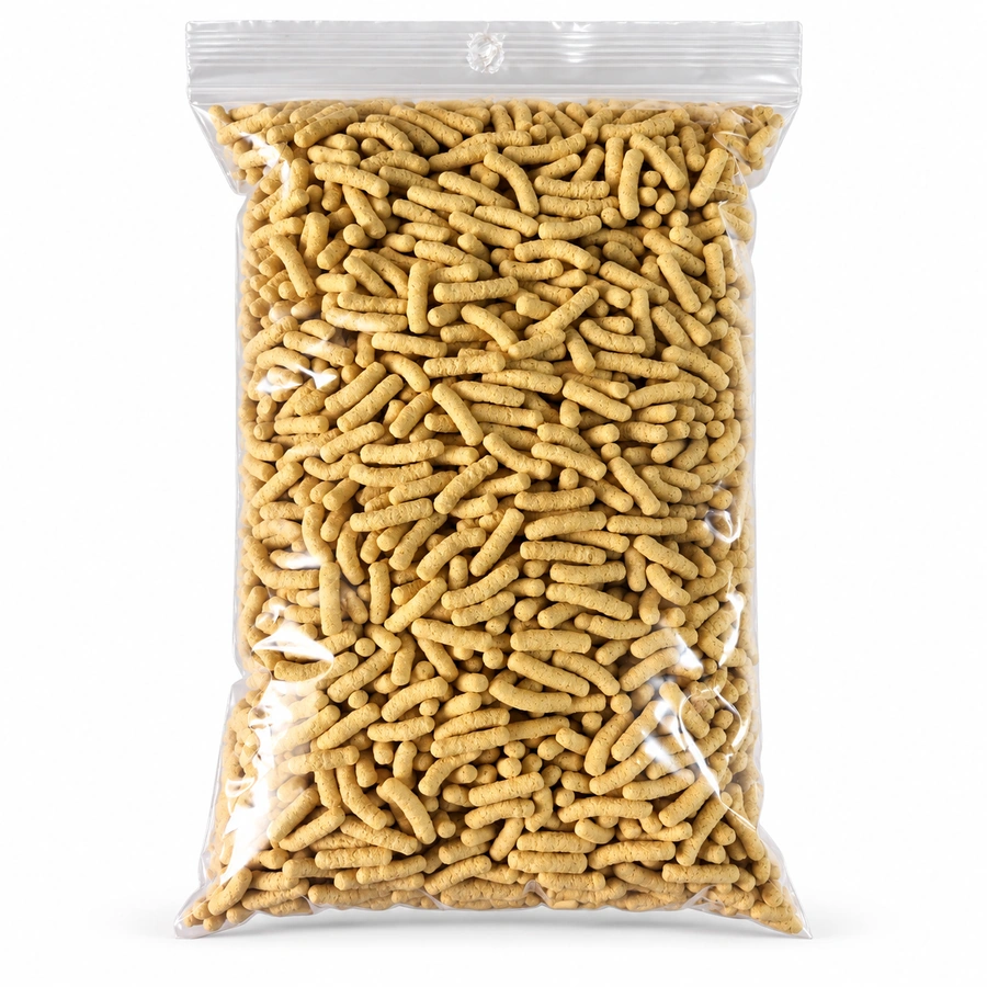 Alimento churro blanco para peces 100 gr